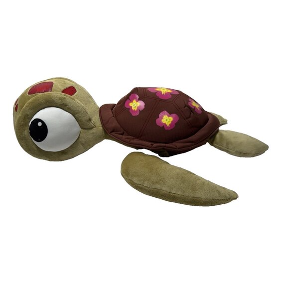 Disney Finding Nemo Squirt Turtle Plush Stuffed Animal Toy Lot of 2 - 20" & 9" - Picture 2 of 16